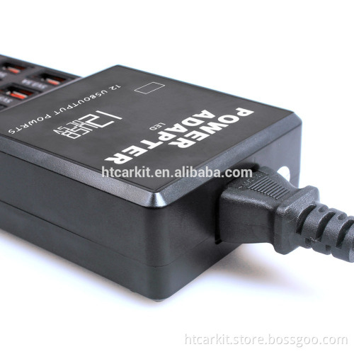 12Port Usb Hub with Power Switch for Mobile Phone with Fast